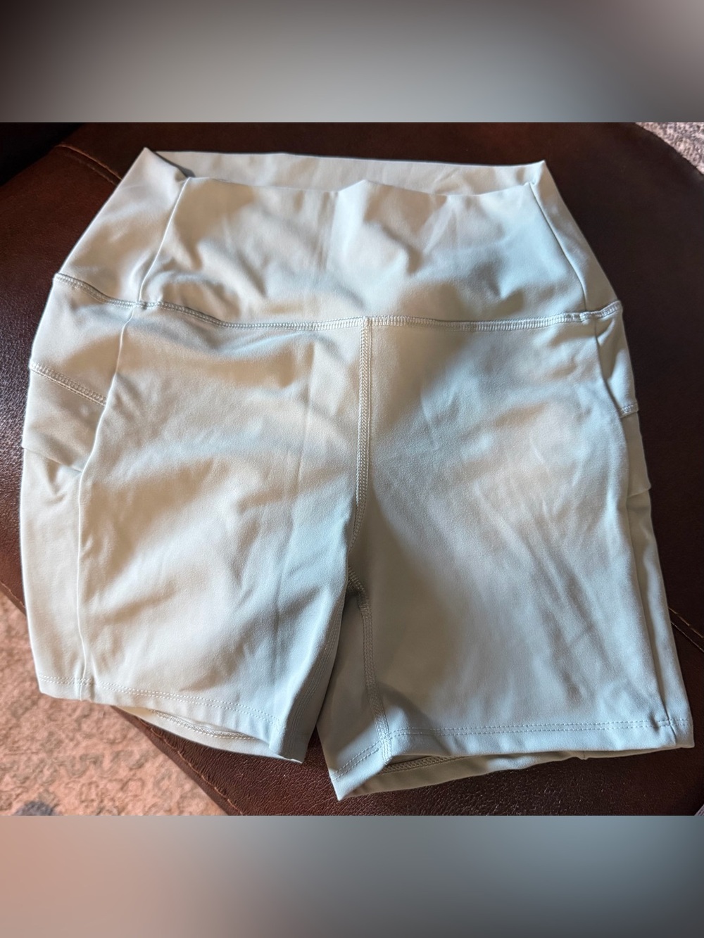 RBX Women's Light Blue High-Waist Bike Shorts